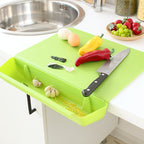Portable Kitchen Cutting Board with Storage Box – 2-in-1 Design