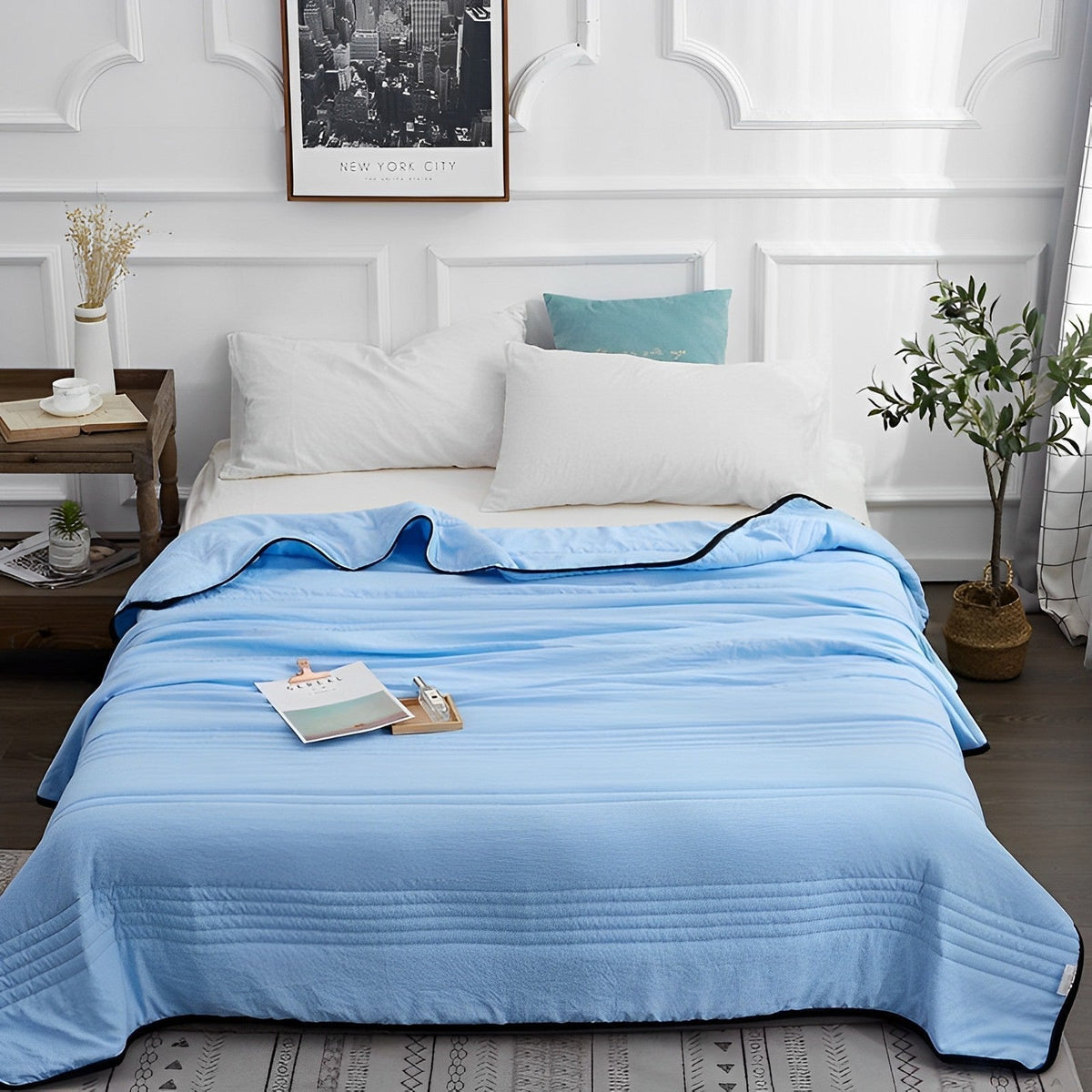 Cooling Blanket with Textured Design