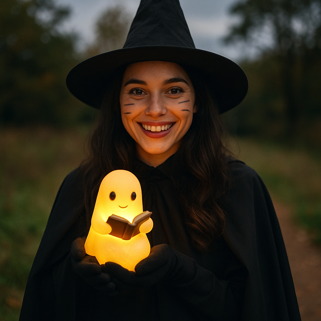 Cordless Ghost-Shaped LED Night Light
