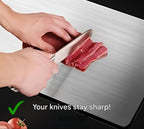 Cutting Board Stainless Steel Antibacterial Knife-Friendly