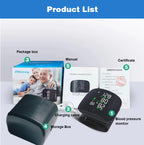 Wrist Blood Pressure Monitor Large LCD Stores 99 Readings