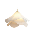 Height-Adjustable Fabric Shade 3000K LED Pendant Lamp