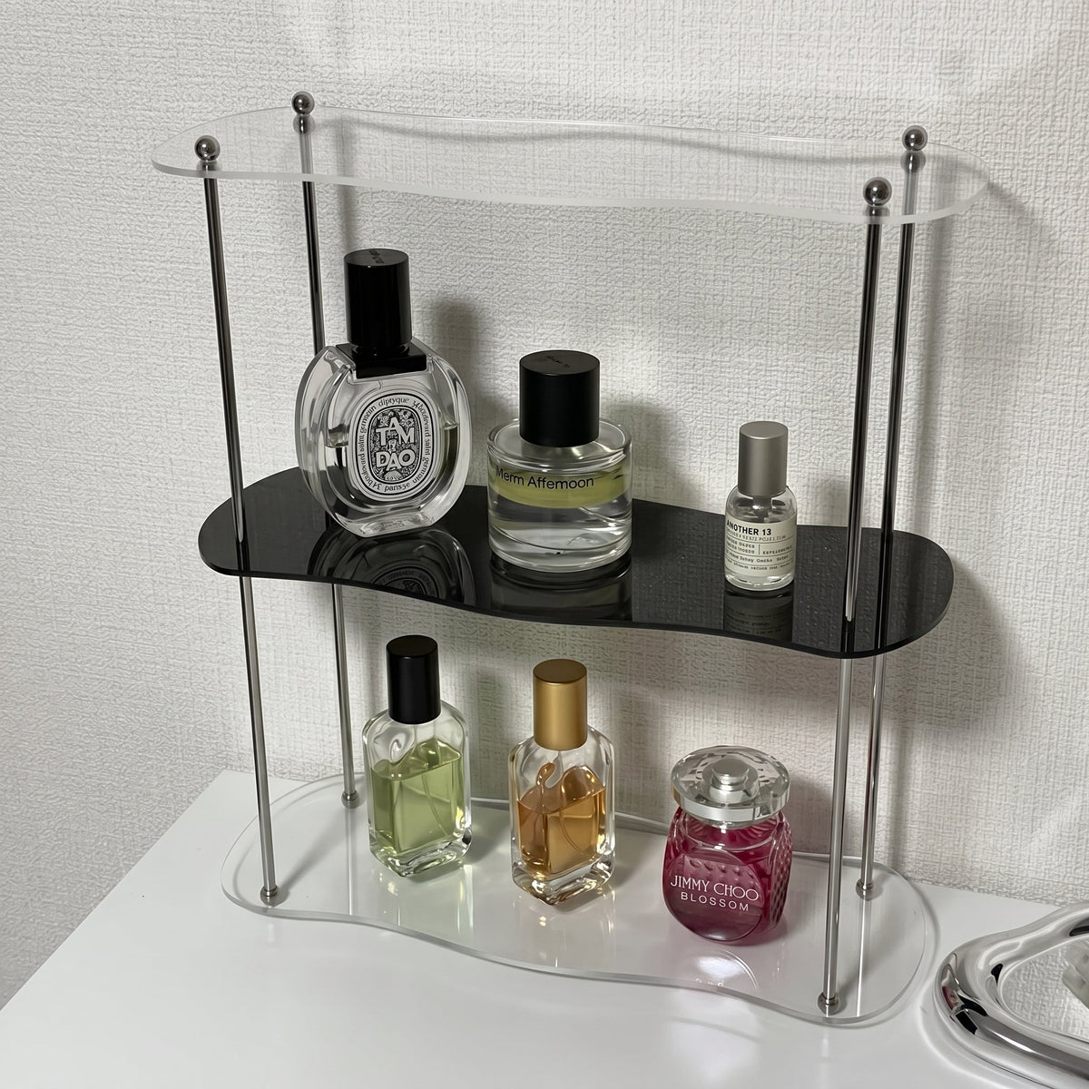 Curved Shelf 2-Tier Desktop Organizer