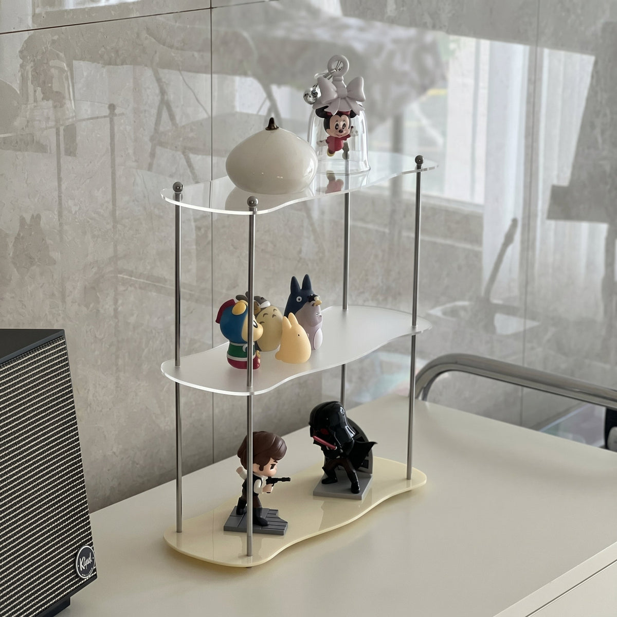 Curved Shelf 2-Tier Desktop Organizer