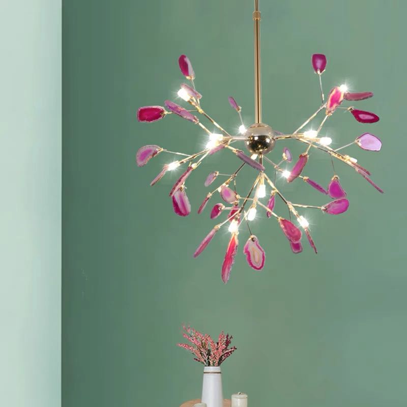 Branch Style Design Glass Chandelier in Multiple Colors