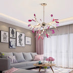Branch Style Design Glass Chandelier in Multiple Colors