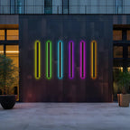Vertical Wall Light with LED for Architectural Design
