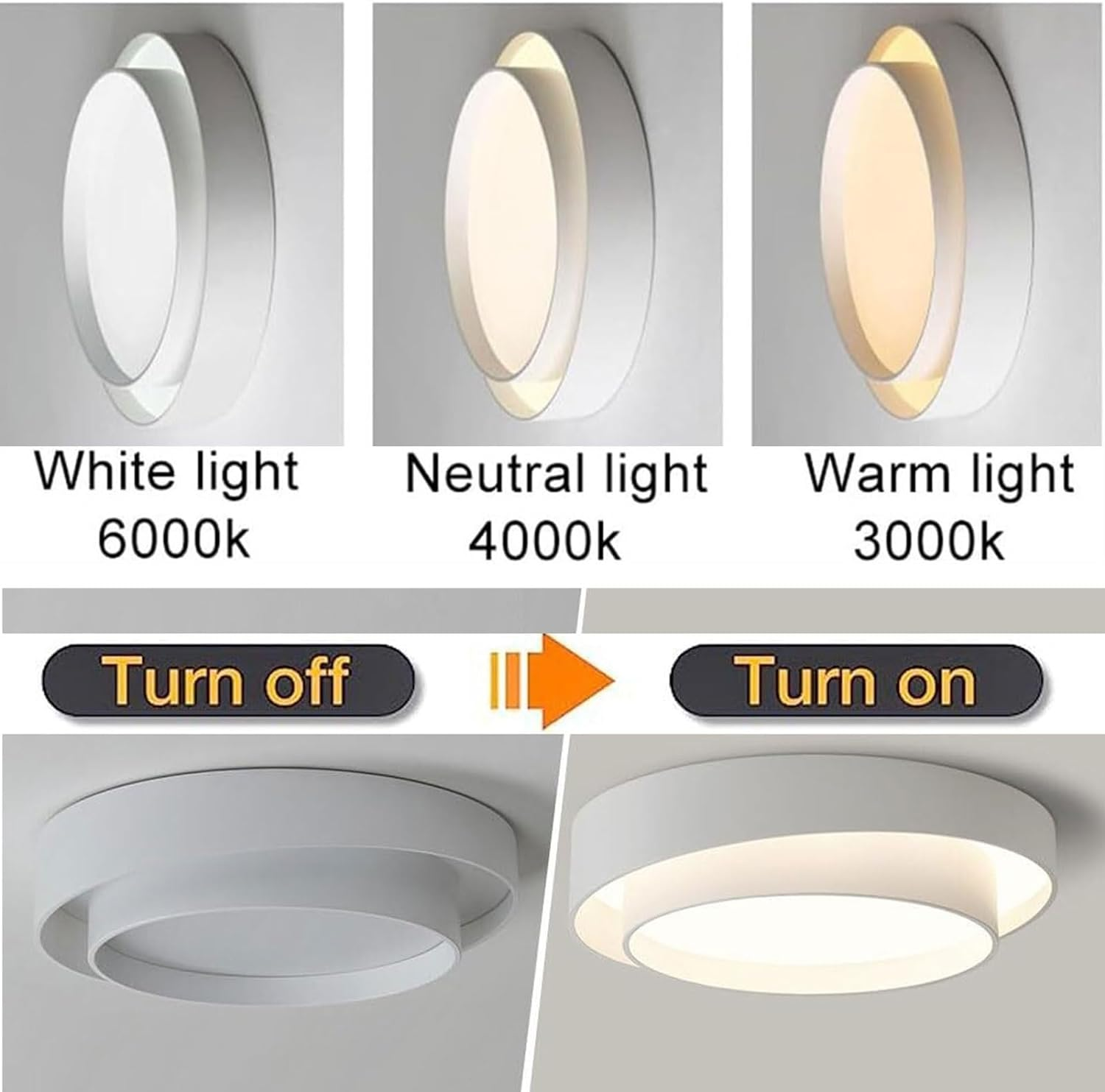Contemporary Round LED Ceiling Lamp | Sleek Minimalist Style