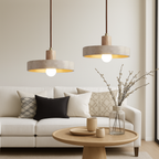 Pendant Light in Stone Travertine Design