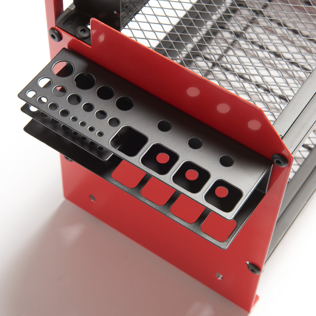 Wall-Mounted Tool Storage Shelf for Garage Organization
