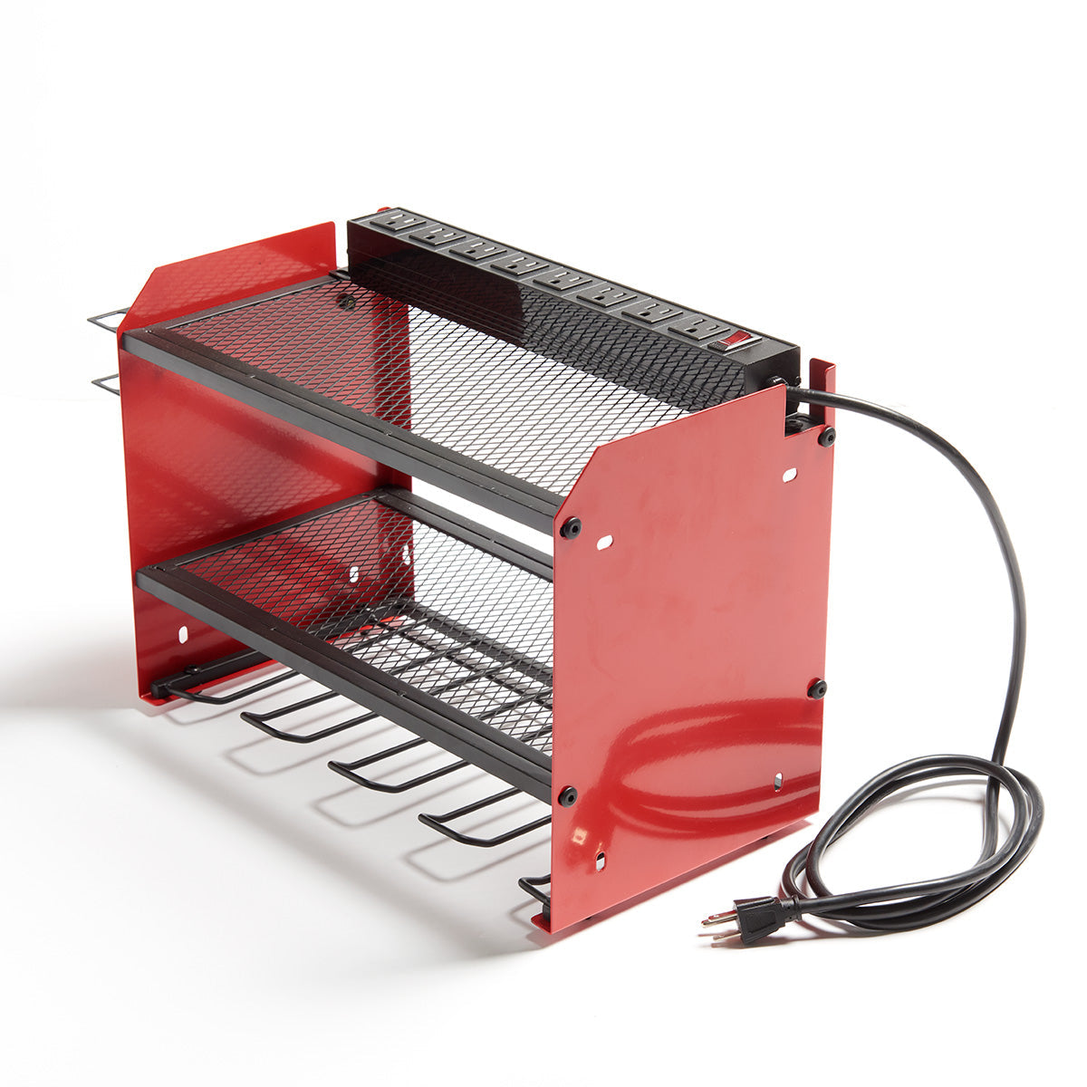 Wall-Mounted Tool Storage Shelf for Garage Organization