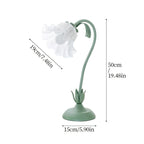 USB Powered Table Lamp with Floral Design