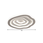 Modern Flush Mount Light - Ripple LED Ceiling Fixture