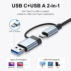 USB-C Hub 8-in-1 Aluminum SD & TF Reader