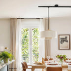 Adjustable Pendant Light Mount with Rotatable Ceiling Rail Track