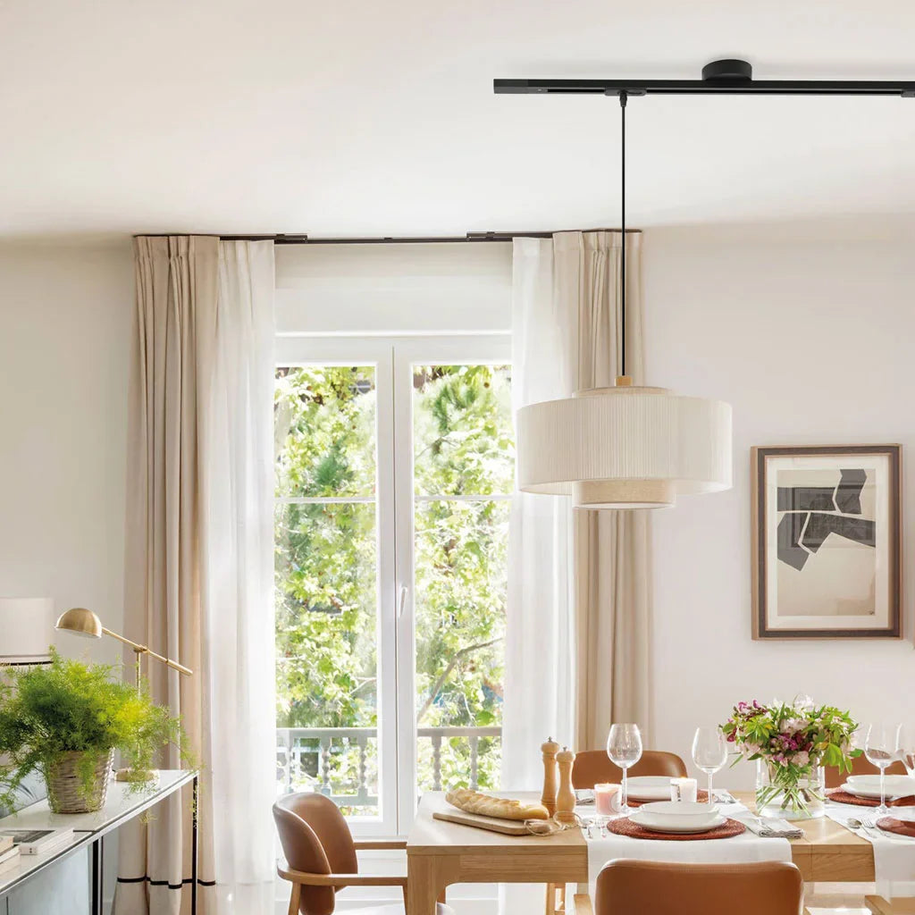 Adjustable Pendant Light Mount with Rotatable Ceiling Rail Track