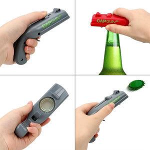 Bottle Opener Cap-Launching Up To 52.5 Feet Pocket-Sized