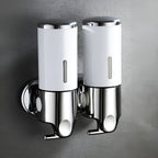 Marble-Effect Wall Soap Dispenser for Easy Mounting