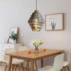 Retro Multi-Layered Glass Pendant Light