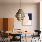 Retro Multi-Layered Glass Pendant Light