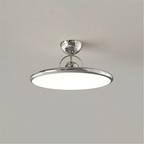 Ceiling Light Fixture with Flush Mount Design in Retro Glass Style