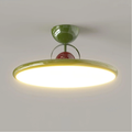 Ceiling Light Fixture with Flush Mount Design in Retro Glass Style