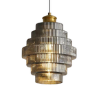 Retro Multi-Layered Glass Pendant Light