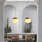 Wooden Pendant Light in Nordic Style