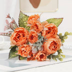 Artificial Peony Floral Arrangement for Mother's Day Home Decor