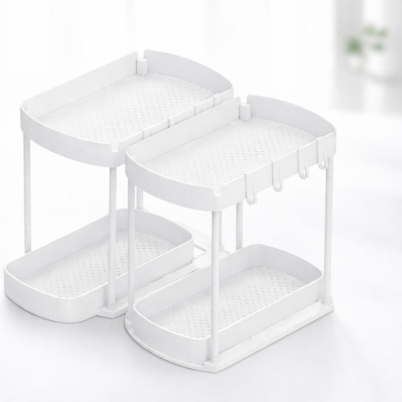 2-Pack Under-Sink Storage Drawers - Versatile Organizer Set