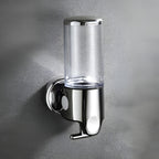 Marble-Effect Wall Soap Dispenser for Easy Mounting