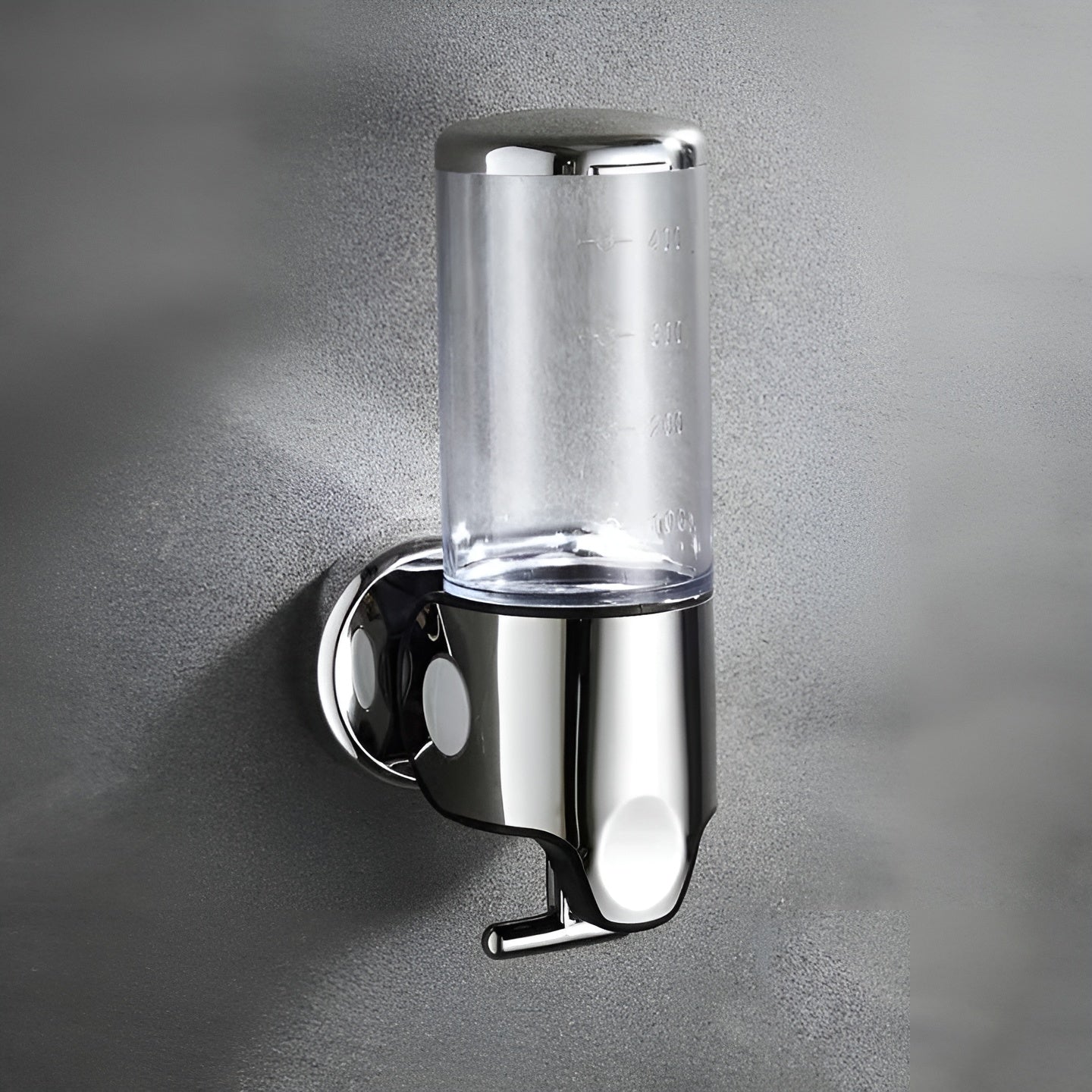 Marble-Effect Wall Soap Dispenser for Easy Mounting