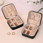 Zippered Travel Organizer Case for Jewelry - Mother's Day Gift