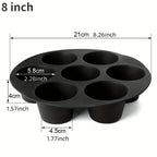 Cake Mold Silicone 7 Cavity Non-Stick Dishwasher Safe