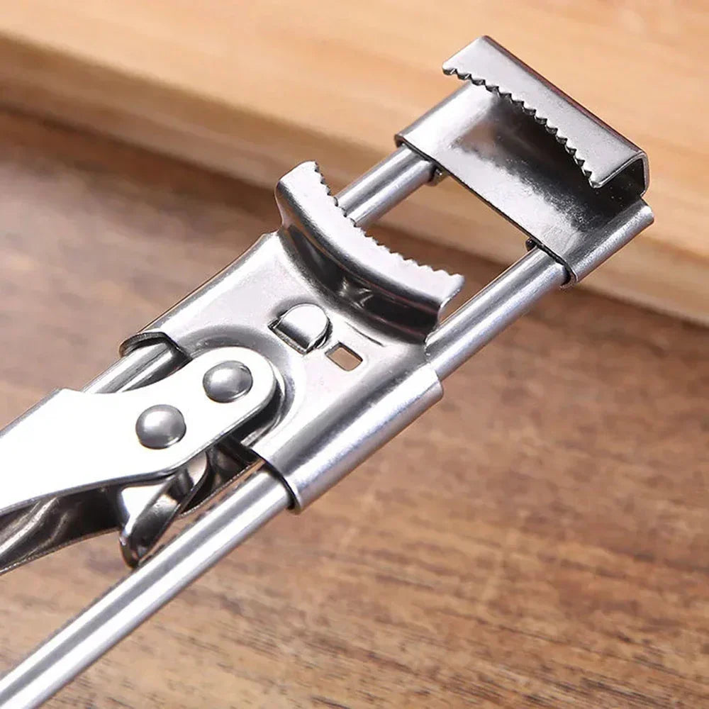 Jar Opener Stainless Steel Adjustable Jaw & Non-Slip Grip