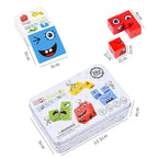 Toddler Puzzle Wooden Educational Non-Toxic Paint