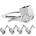 Rotary Cheese Grater Stainless Steel Interchangeable Drums