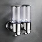 Marble-Effect Wall Soap Dispenser for Easy Mounting