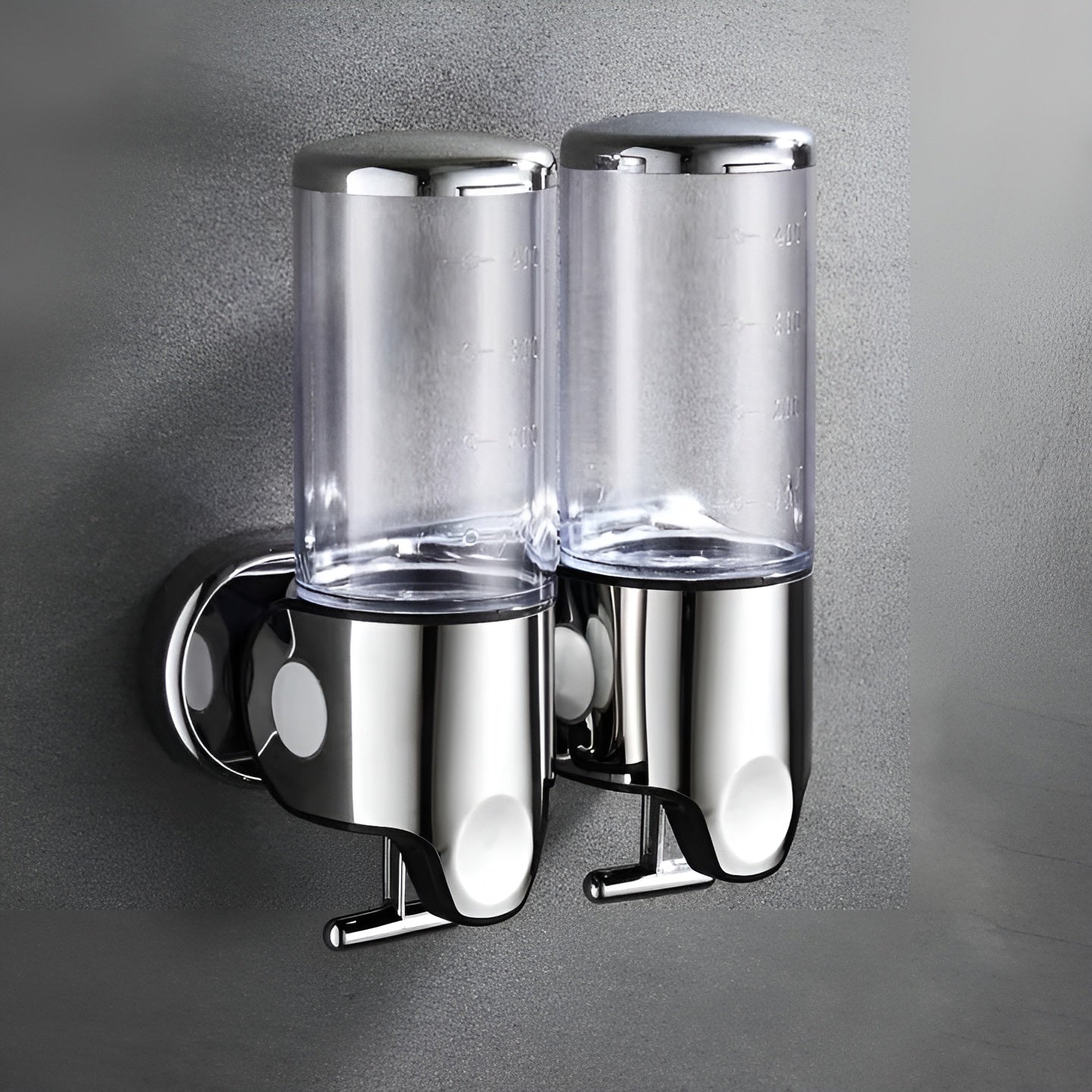 Marble-Effect Wall Soap Dispenser for Easy Mounting