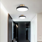Stylish Dual-Tone LED Ceiling Fixture with Remote Dimming
