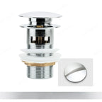 Pop-Up Drain Plug Brass & Stainless Set of 2