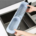 Sink Rack Telescopic Adjustable Ventilated Drainage & Towel Bar