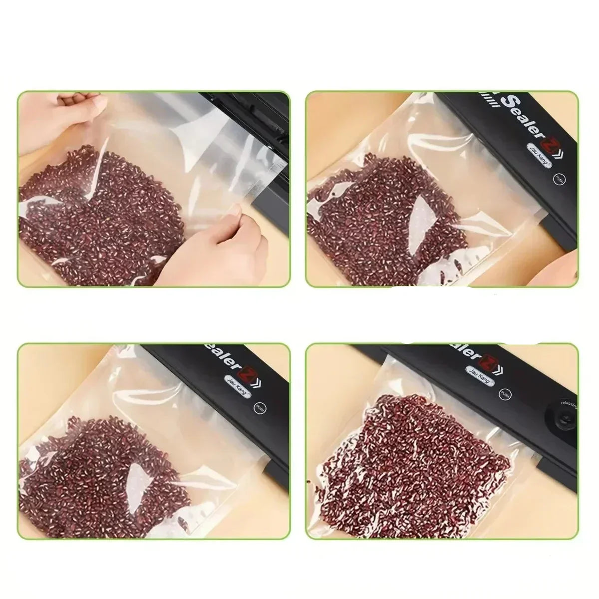 Vacuum Sealer Compact 100W Seals Dry & Wet
