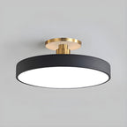 Stylish Dual-Tone LED Ceiling Fixture with Remote Dimming
