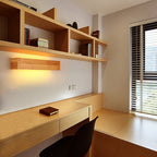 Minimalist LED Wall Light – Contemporary Wooden Fixture for Bedroom & Living Room