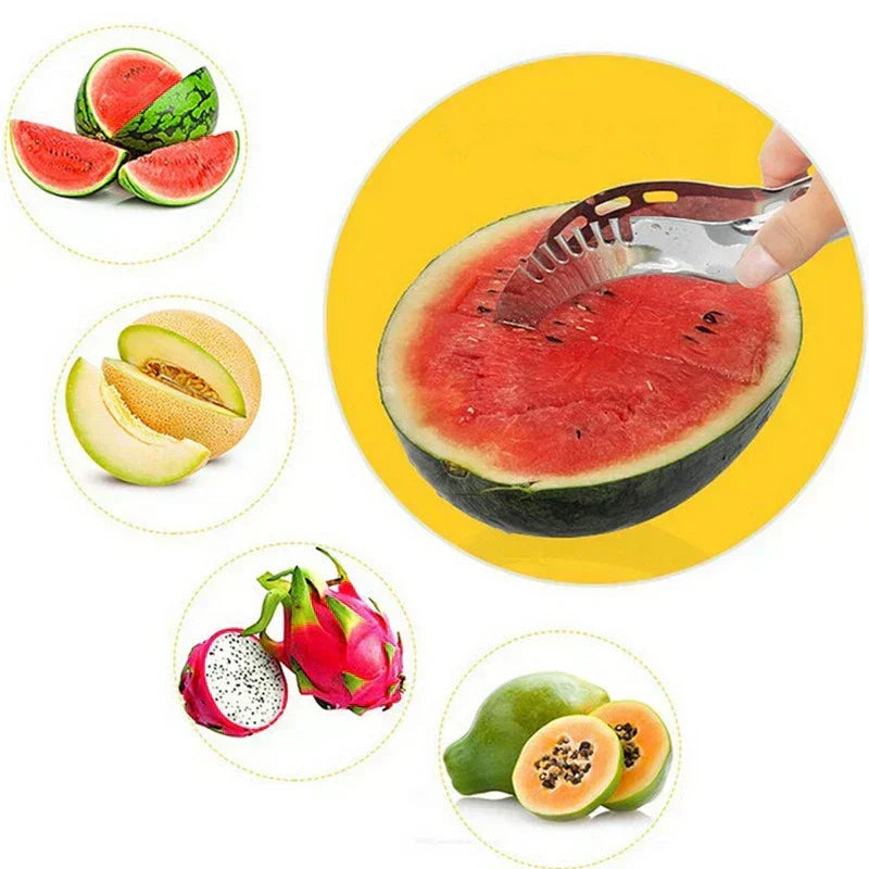 Fruit Slicer One-Motion Stainless Steel & Dishwasher-Safe