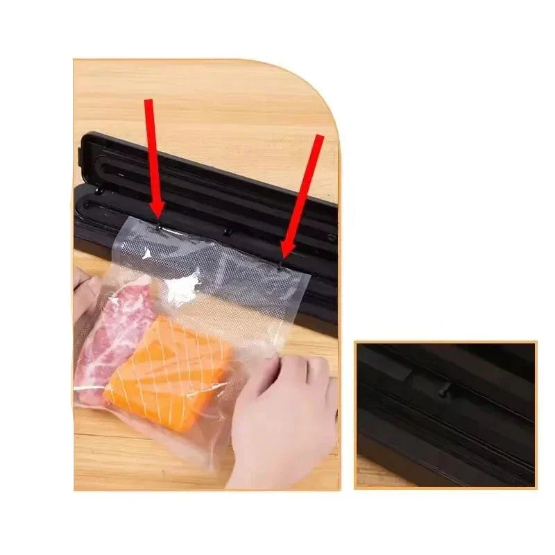 Vacuum Sealer Compact 100W Seals Dry & Wet
