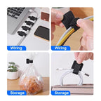 Cable Ties Self-Adhesive Reusable Pack of 10 or 20