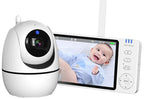 Baby Monitor 5-Inch HD Pan & Tilt Two-Way Talk