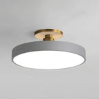 Stylish Dual-Tone LED Ceiling Fixture with Remote Dimming